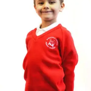 St. Michaels V Neck Knitted Pullover