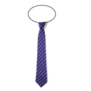 St Anthony's Elastic Striped Tie
