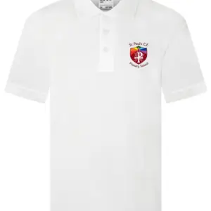 St Pauls C.E Primary - Polo Shirt (White)